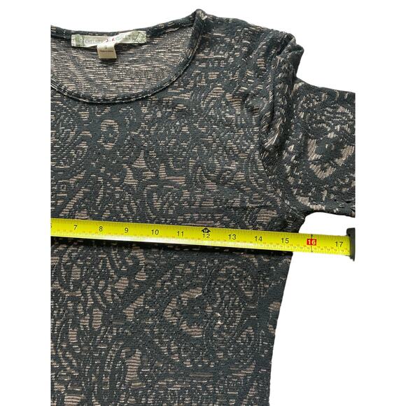 Chelsea & Violet Womens/Teen Black Paisley Maxi Bodycon Dress Small Maxi - Picture 4 of 9